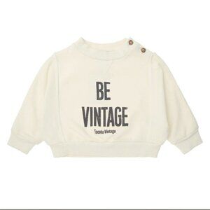 🆕NWT Tocoto Vintage Be Vintage Off-White Sweatshirt